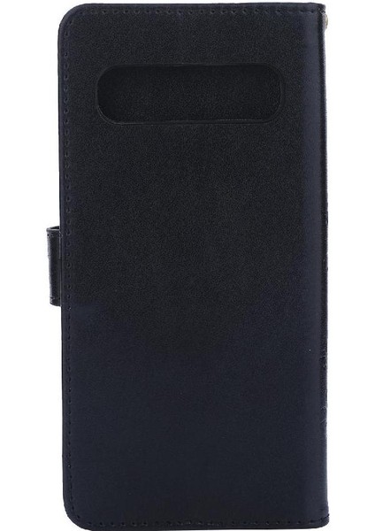 Samsung Galaxy S10 Artı Kickstand Bilek Kayışı Kart Tutucu Pu Için Filp Durumda (Yurt Dışından) modelleri