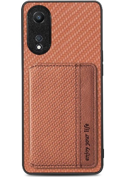 Oppo A78 Için Kılıf Standı Fonksiyonu Manyetik Kart Tutucu Komple Kamera (Yurt Dışından) modelleri