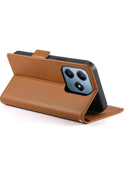 Realme C63 Cüzdan Günlük Kullanım Flip Kart Yuvaları Iş Için Flip Case (Yurt Dışından)