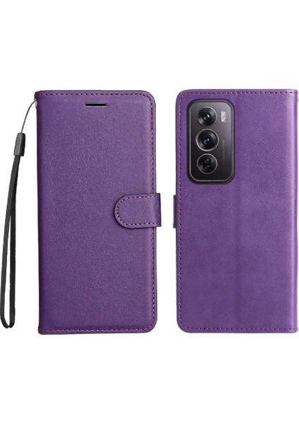 Oppo Oppo 12 Pro 5g Için Flip Case Kart Yuvası ile Yüksek Kaliteli Deri Kılıf (Yurt Dışından)