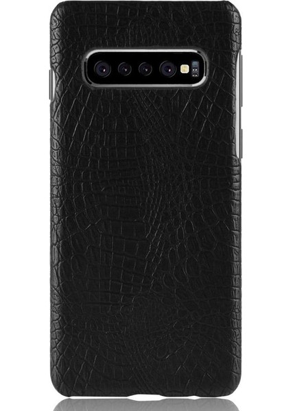 Samsung Galaxy S10 Artı Klasik Timsah Moda Için Şık Klasik Kılıf (Yurt Dışından)