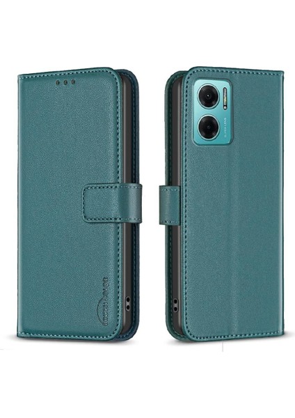 Xiaomi Redmi Not 11E Çoklu Kart Yuvası Için Flip Case Iş Deri Kılıf (Yurt Dışından)