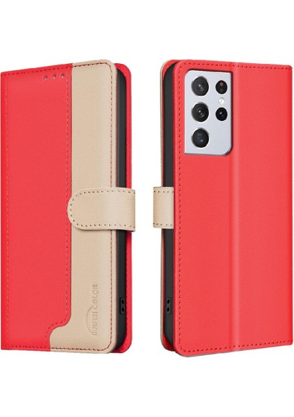 Samsung Galaxy S21 Ultra Rfıd Engelleme Flip Folio Darbeye Için Flip Case (Yurt Dışından) indirimleri
