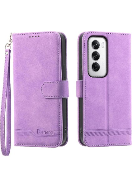 Oppo Oppo 12 5g Nakit Cep Manyetik Kapatma Kart Yuvaları Için Flip Case (Yurt Dışından)