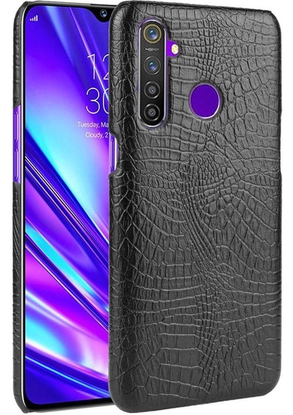 Realme Q/realme 5 Pro Uyumluluk Klasik Kapak Için Şık Klasik Kılıf (Yurt Dışından)