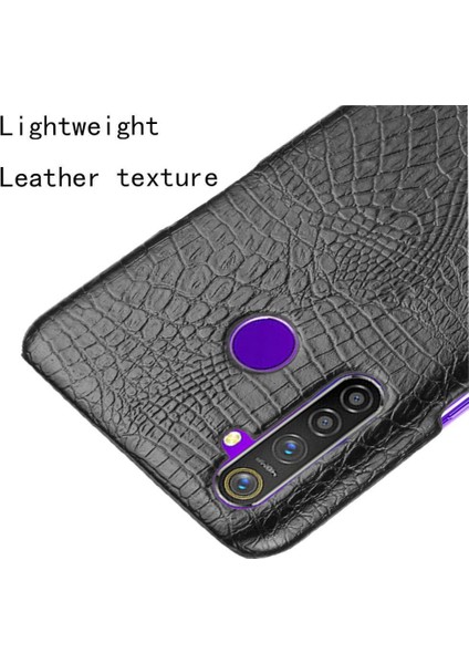 Realme Q/realme 5 Pro Uyumluluk Klasik Kapak Için Şık Klasik Kılıf (Yurt Dışından)