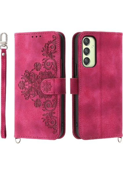 Samsung Galaxy A25 Bileklik Çoklu Kredi Kartı Yuvaları Için Flip Case (Yurt Dışından) fırsatları