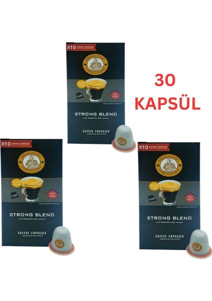 Abdulvahap Efendi Strong Blend Kahve Kapsül 10'lu 52 gr 3'lü Set 3 Al 2 Öde