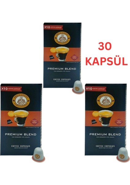 Abdulvahap Efendi Premium Blend Kahve Kapsül 10'lu 52 gr 3'lü Set 3 Al 2 Öde