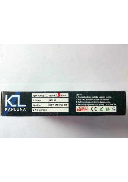 9W Beyaz Sıva Altı LED Panel