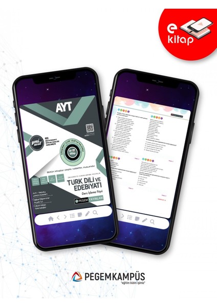 AYT Türk Dili ve Edebiyatı Ders İşleme Föyü E-Kitap fiyatları