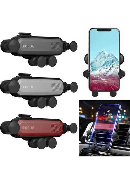 Araba Hava Firar Dağı Yerçekimi Telefon Tutucu Standı Evrensel 360 Derece Dönebilen Sabit Braket (Yurt Dışından) fiyatları