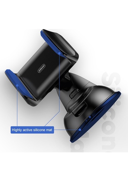 Joyroom Jr-Ok1 Araba Tek Çekme Silikon Vantuzlu Telefon Tutucu (Yurt Dışından)