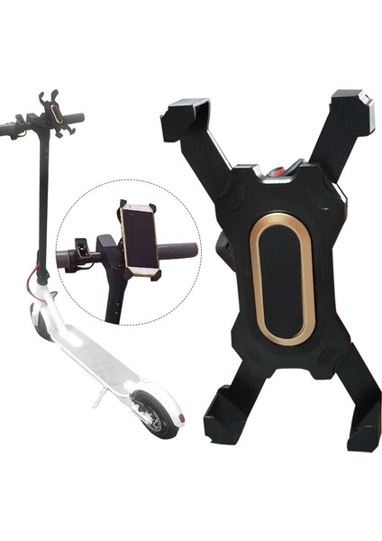 Scooter Telefon Tutucu Oto Bisiklet Telefon Tutucu Evrensel Motosiklet Bisiklet Telefonu Gidon Standı Montaj Braketi B (Yurt Dışından) fiyatları