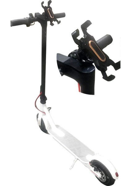 Scooter Telefon Tutucu Oto Bisiklet Telefon Tutucu Evrensel Motosiklet Bisiklet Telefonu Gidon Standı Montaj Braketi B (Yurt Dışından) modelleri