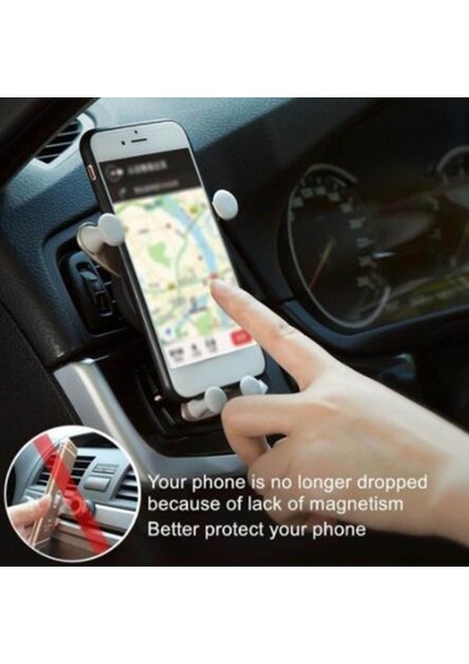 4.0-6.0 Inç Telefonlarla Uyumlu Evrensel Cep Telefonu Araba Hava Firar Tutucu (Yurt Dışından) modelleri