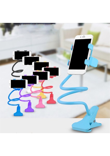 Evrensel Cep Telefonu Tutucu Esnek Tembel Tutucu Ayarlanabilir Stand (Yurt Dışından)
