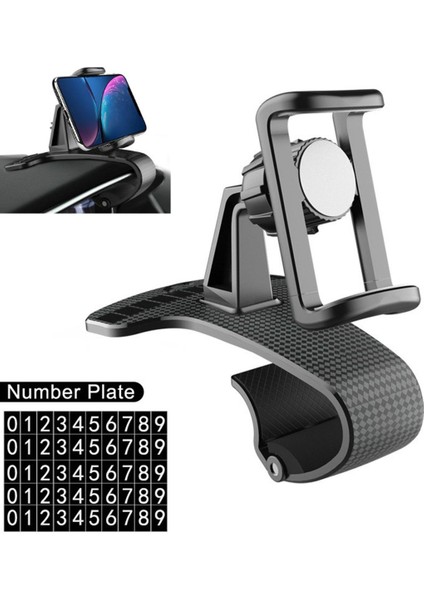 Araba Cep Telefonu Tutucu Toka Alet Arabası Iç Klip Cep Telefonu Navigasyon Braketi Plaka ile (Yurt Dışından)
