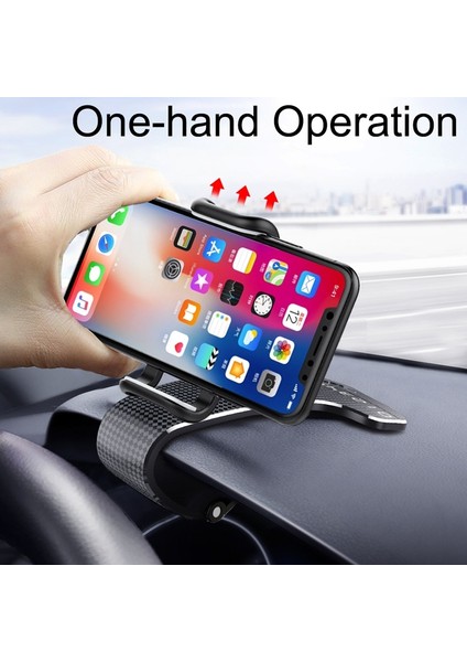 Araba Cep Telefonu Tutucu Toka Alet Arabası Iç Klip Cep Telefonu Navigasyon Braketi Plaka ile (Yurt Dışından) fiyatları