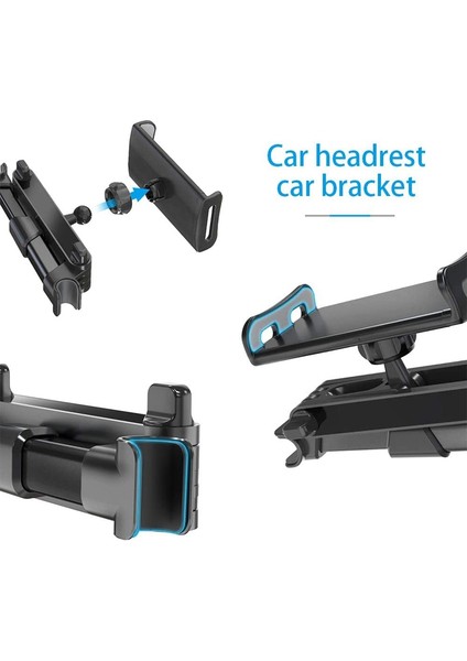 Sumı-Tap Araç Arka Yastık 360 Rotasyon Araç Tablet Telefon Tutacağı Tutucu Standı Ipad 2/3/4 Hava Pro 4-11 Inç (Yurt Dışından) fırsatları