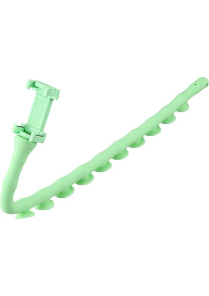 Sevimli Caterpillar Döner Braket Cep Telefonu Braketi Solucan Canlı Braket Vantuz Desteği Duvar Masaüstü Sütun Tutucu Araba Gadget (Yeşil) (Yurt Dışından)