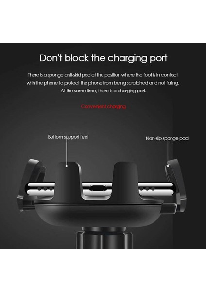 Telefon Tutucu 2'si 1 Arada Havalandırma Telefonları Tutucular Cep Telefonu Braketi (Yurt Dışından) modelleri