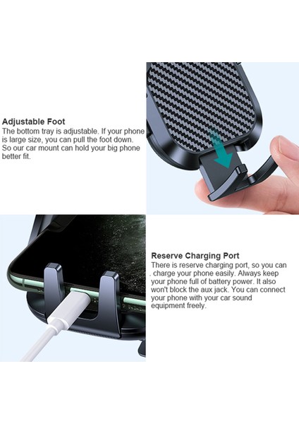 Telefon Tutucu 2'si 1 Arada Havalandırma Telefonları Tutucular Cep Telefonu Braketi (Yurt Dışından) fırsatları