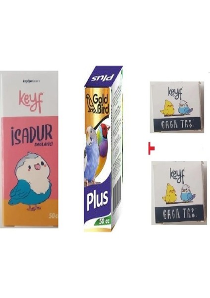 Isadur 50 Cc+Kuşlar Için Multivitamin 50CC +Gaga Taşı