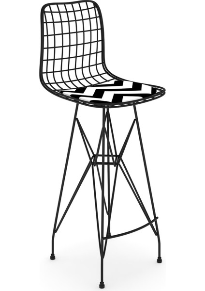 Knsz kafes tel bar sandalyesi 1 li zengin syhaldo 75 cm oturma yüksekliği ofis cafe bahçe mutfak fiyatları