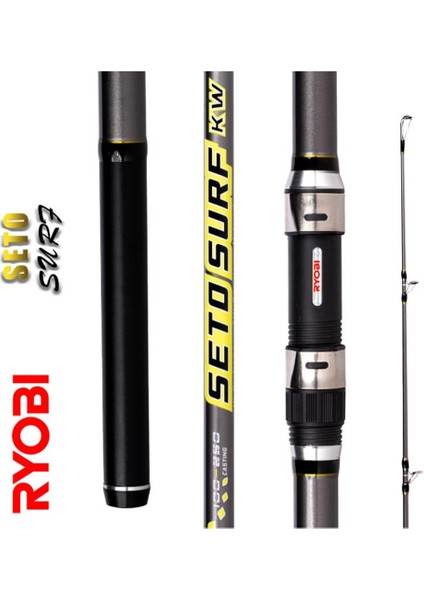 Riyobi Seto 420 100-250 gr 3 Parça Surf Olta Kamışı