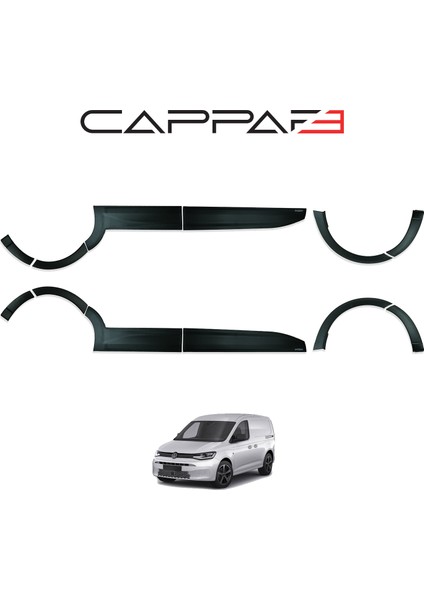 Caddy 2021 12 Parça Araca Özel Dodik Kaplama Cappafe