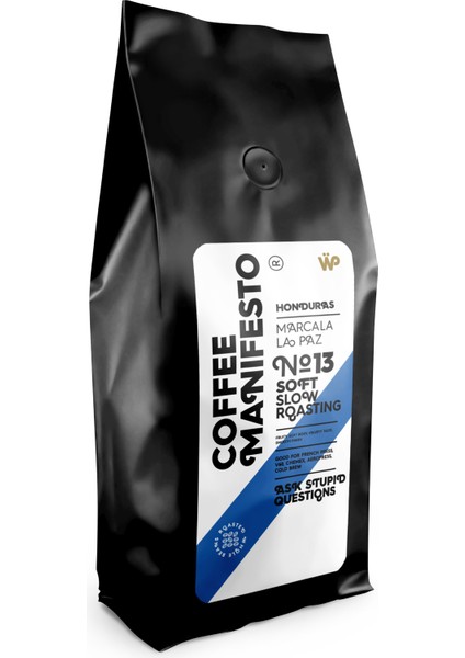 no 13 Honduras 250 gr Çekirdek Kahve