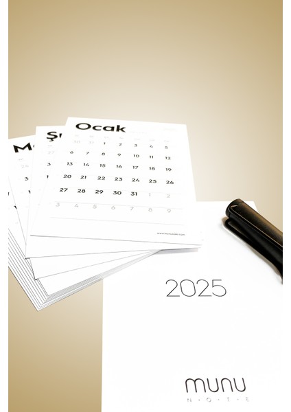 Munucal S - 2025 Takvim Yaprakları 10x15 cm