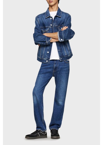 Logolu Deri Karışımlı Sneaker Ayakkabı Erkek Ayakkabı EM0EM01462 Bds fiyatları