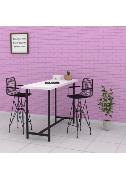 Knsz kafes tel bar sandalyesi 1 li zengin syhsyh kolçaklı 75 cm oturma yüksekliği ofis cafe bahçe mutfak modelleri