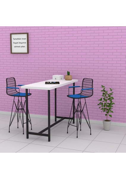 Knsz kafes tel bar sandalyesi 1 li zengin syhmvi kolçaklı 75 cm oturma yüksekliği ofis cafe bahçe mutfak fırsatları
