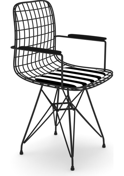 Knsz kafes tel sandalyesi 1 li mazlum syhtuan kolçaklı ofis cafe bahçe mutfak fiyatları