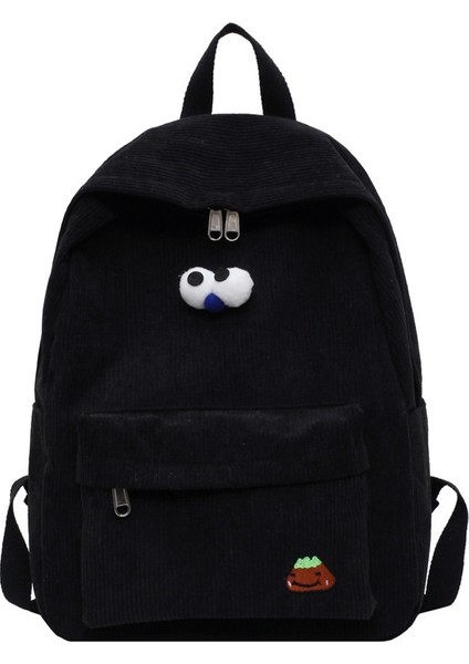 Yeni Öğrenci Kampüs Sırt Çantası, Lise Öğrencisi Sınıf Çantası, Kadınlar Için Kadife Sırt Çantası (Yurt Dışından)