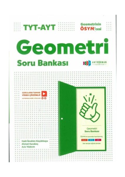 Antrenman TYT AYT Geometri Soru Bankası - Ahmet Karakoç