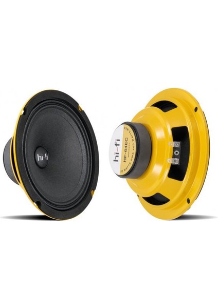 HF-64BC 16CM 6" 400 Watt Max Power+80 Watt Rms Sarı Platinium 16 cm Midrage