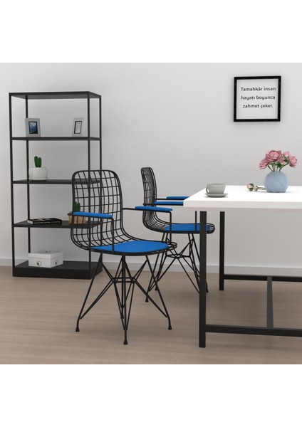 Knsz kafes tel sandalyesi 1 li mazlum syhmvi kolçaklı ofis cafe bahçe mutfak modelleri