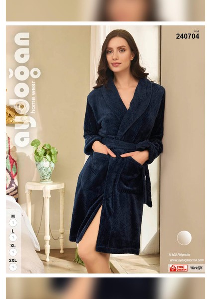 Kadın Utku Polar Lacivert Sabahlık 0704 fiyatları