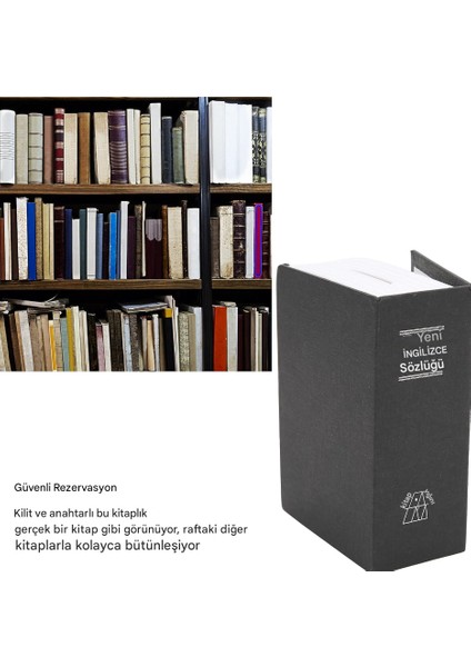Kitap Görünümlü Kilitli Gizli Kasa Sözlük Kumbara fırsatları