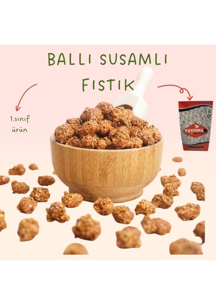 Ballı Susamlı Fıstık 500 gr