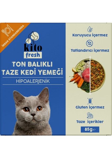 Fresh Ton Balıklı Kedi Yemeği 85 gr