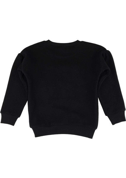 Kız Çocuk Yazı Baskılı Sweatshırt modelleri