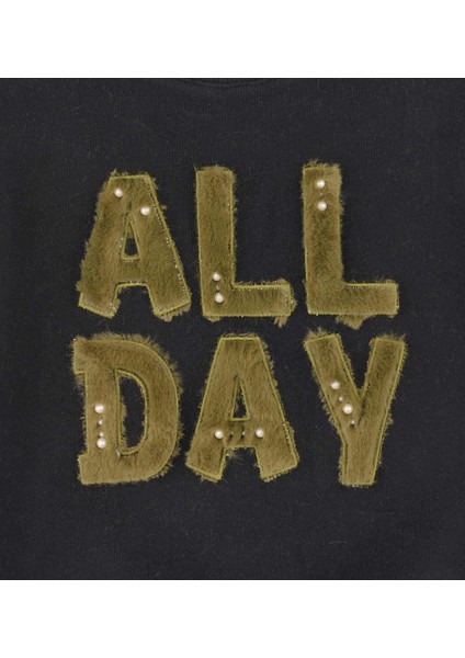 Kız Çocuk Yazı Baskılı Sweatshırt fırsatları