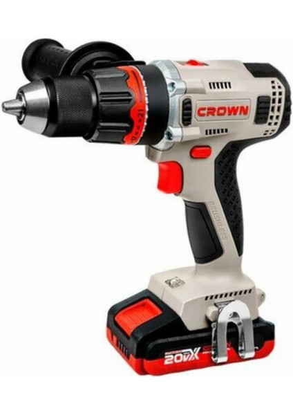 Çift Vitesli Akülü Vidalama 20 V - 2 AH CT21093HMX 2 Bmc - Bakır Sargılı Kömürsüz Motorlu Çift Akülü Şarjlı Darbeli Matkap