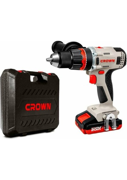 Çift Vitesli Akülü Vidalama 20 V - 2 AH CT21093HMX 2 Bmc - Bakır Sargılı Kömürsüz Motorlu Çift Akülü Şarjlı Darbeli Matkap