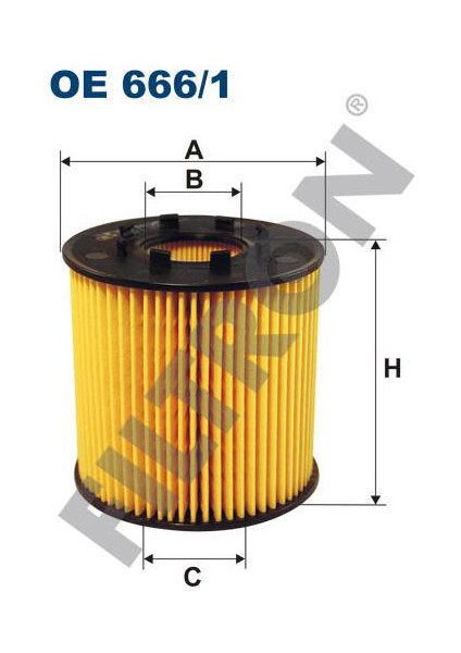 15209-00QAA Yağ Filtresi Renault Espace Laguna2 Master2-3 Trafıc2 Opel Nıssan 00- OE666/1